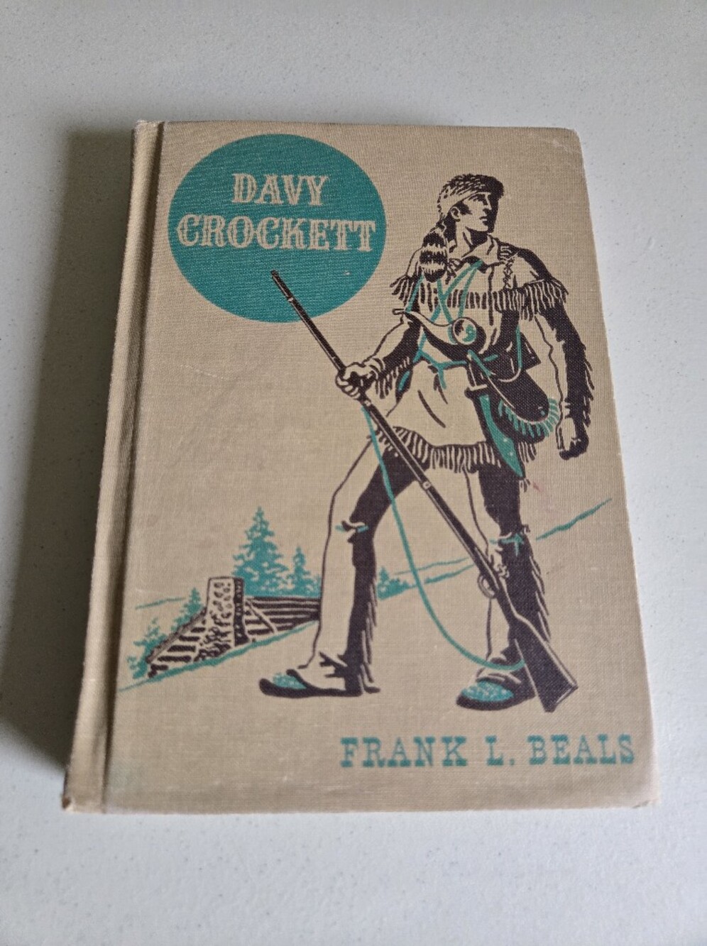 1941 FIRST EDITION Davy Crockett Hardcover Book by Frank L. Beals